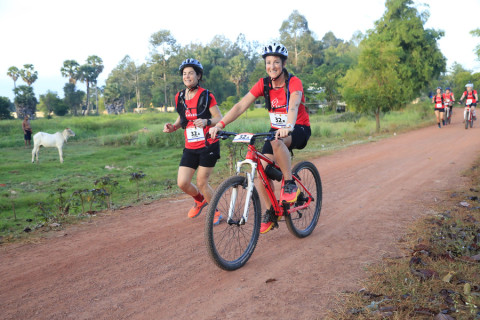 Team 32 / Raid Amazones Cambodge 2024 - J3 Run and Bike