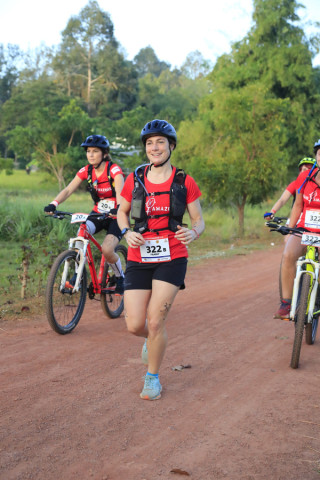 Team 322 / Raid Amazones Cambodge 2024 - J3 Run and Bike