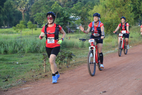 Team 33 / Raid Amazones Cambodge 2024 - J3 Run and Bike