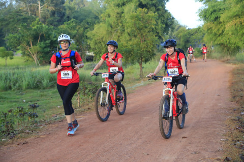 Team 309 / Raid Amazones Cambodge 2024 - J3 Run and Bike