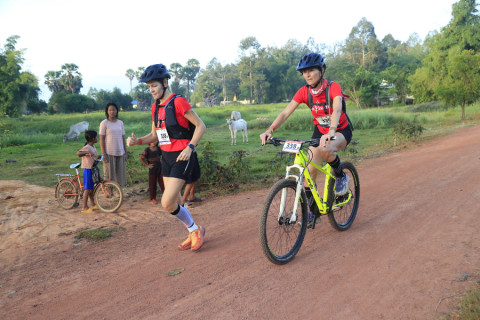 Team 338 / Raid Amazones Cambodge 2024 - J3 Run and Bike