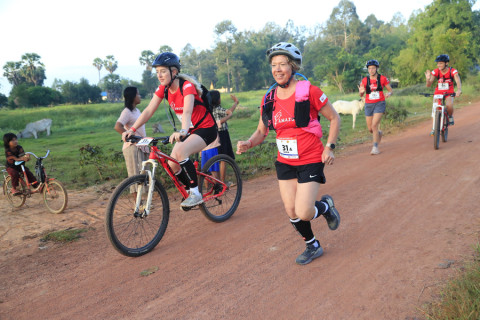 Team 31 / Raid Amazones Cambodge 2024 - J3 Run and Bike