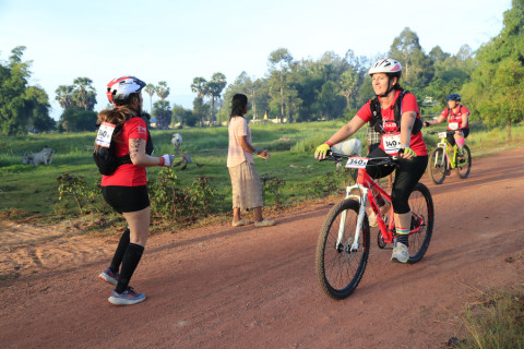 Team 340 / Raid Amazones Cambodge 2024 - J3 Run and Bike