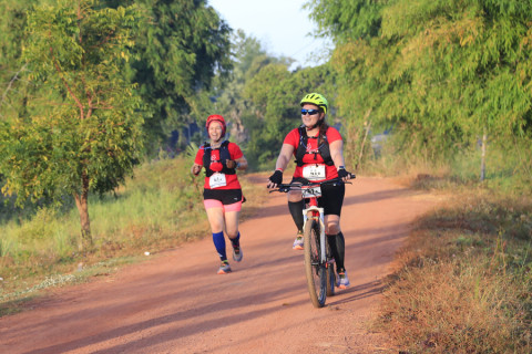 Team 41 / Raid Amazones Cambodge 2024 - J3 Run and Bike