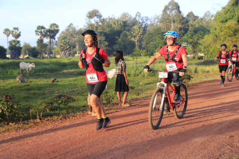 Team 62 / Raid Amazones Cambodge 2024 - J3 Run and Bike