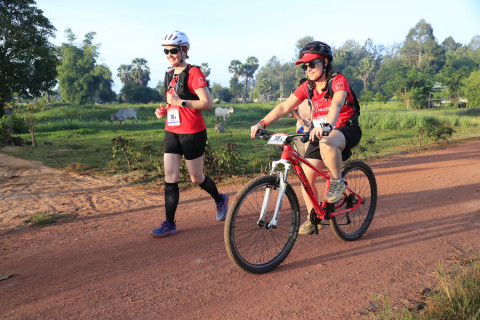 Team 18 / Raid Amazones Cambodge 2024 - J3 Run and Bike