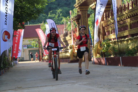 Team 71 / Raid Amazones Cambodge 2024 - J3 Run and Bike