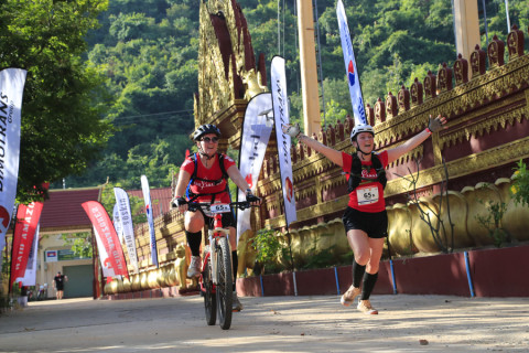 Team 65 / Raid Amazones Cambodge 2024 - J3 Run and Bike