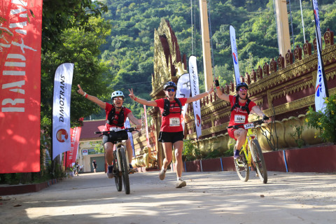 Team 326 / Raid Amazones Cambodge 2024 - J3 Run and Bike