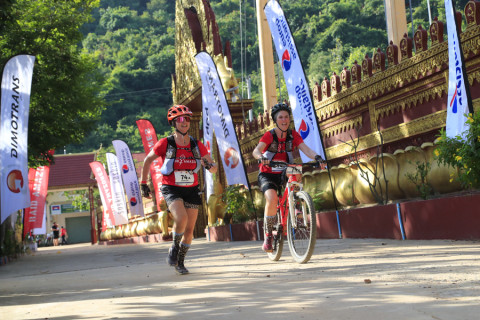 Team 74 / Raid Amazones Cambodge 2024 - J3 Run and Bike