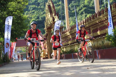 Team 328 / Raid Amazones Cambodge 2024 - J3 Run and Bike