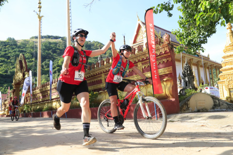 Team 72 / Raid Amazones Cambodge 2024 - J3 Run and Bike