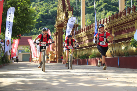 Team 323 / Raid Amazones Cambodge 2024 - J3 Run and Bike