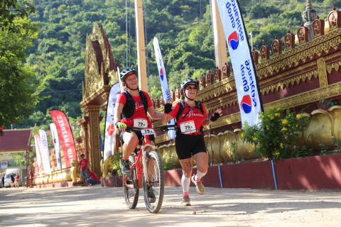 Team 79 / Raid Amazones Cambodge 2024 - J3 Run and Bike
