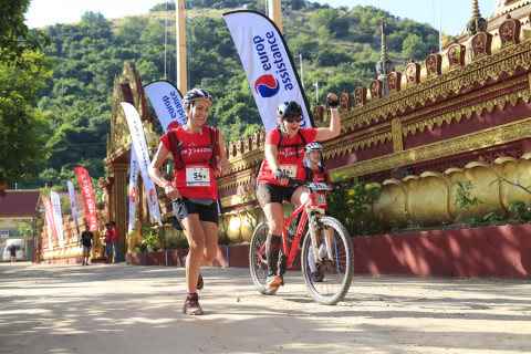 Team 54 / Raid Amazones Cambodge 2024 - J3 Run and Bike