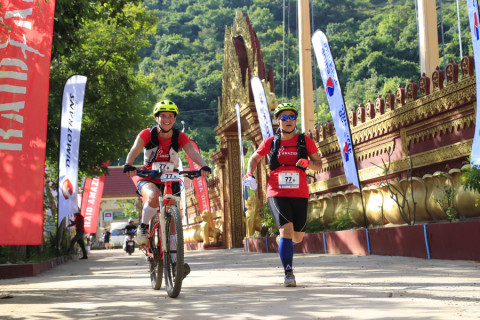 Team 77 / Raid Amazones Cambodge 2024 - J3 Run and Bike
