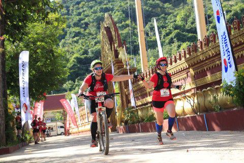 Team 41 / Raid Amazones Cambodge 2024 - J3 Run and Bike