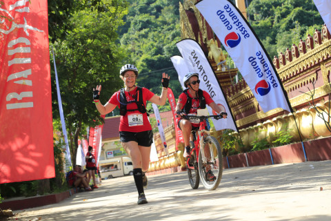 Team 08 / Raid Amazones Cambodge 2024 - J3 Run and Bike