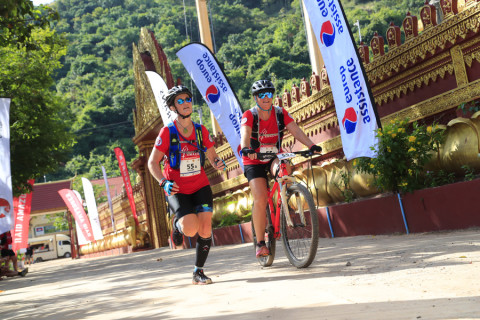 Team 55 / Raid Amazones Cambodge 2024 - J3 Run and Bike
