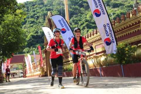 Team 62 / Raid Amazones Cambodge 2024 - J3 Run and Bike